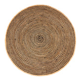 Braided Jute Reversible Round Indoor Outdoor Area Rug