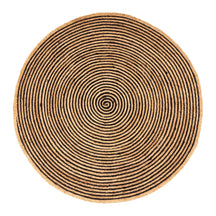 Braided Jute Reversible Round Indoor Outdoor Area Rug