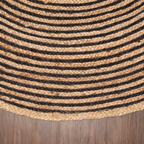 Braided Jute Reversible Round Indoor Outdoor Area Rug
