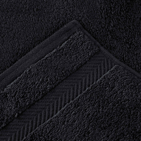3 Piece Zero Twist Cotton Towels Soft Absorbent