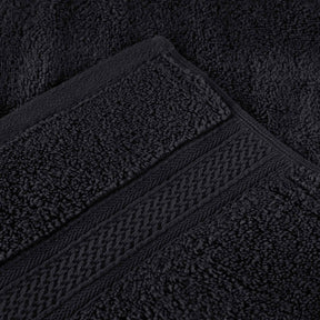Chevron Zero Twist Solid Soft Absorbent Cotton 3 Piece Towel Set