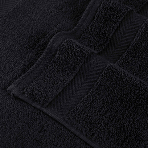 3 Piece Zero Twist Cotton Towels Soft Absorbent