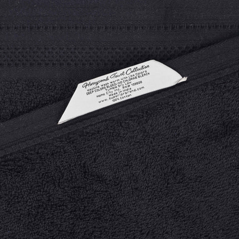 Cotton Waffle Border Towel Set 12-Piece - Honeycomb