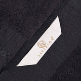 Cotton Floral Jacquard Border Bath Towel Set of 4 - Wisteria