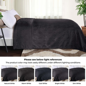Alaska Diamond Fleece Plush Ultra-Soft Fluffy Blanket