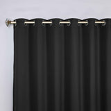 Classic Modern Solid Room Darkening Blackout Curtain Panels, Set of 2