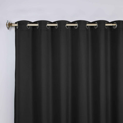 Blackout Window Curtains Classic Modern Room Darkening Set of 2
