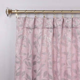 Leaves Room Darkening Back Tabs Blackout Curtain Panels, Set of 2