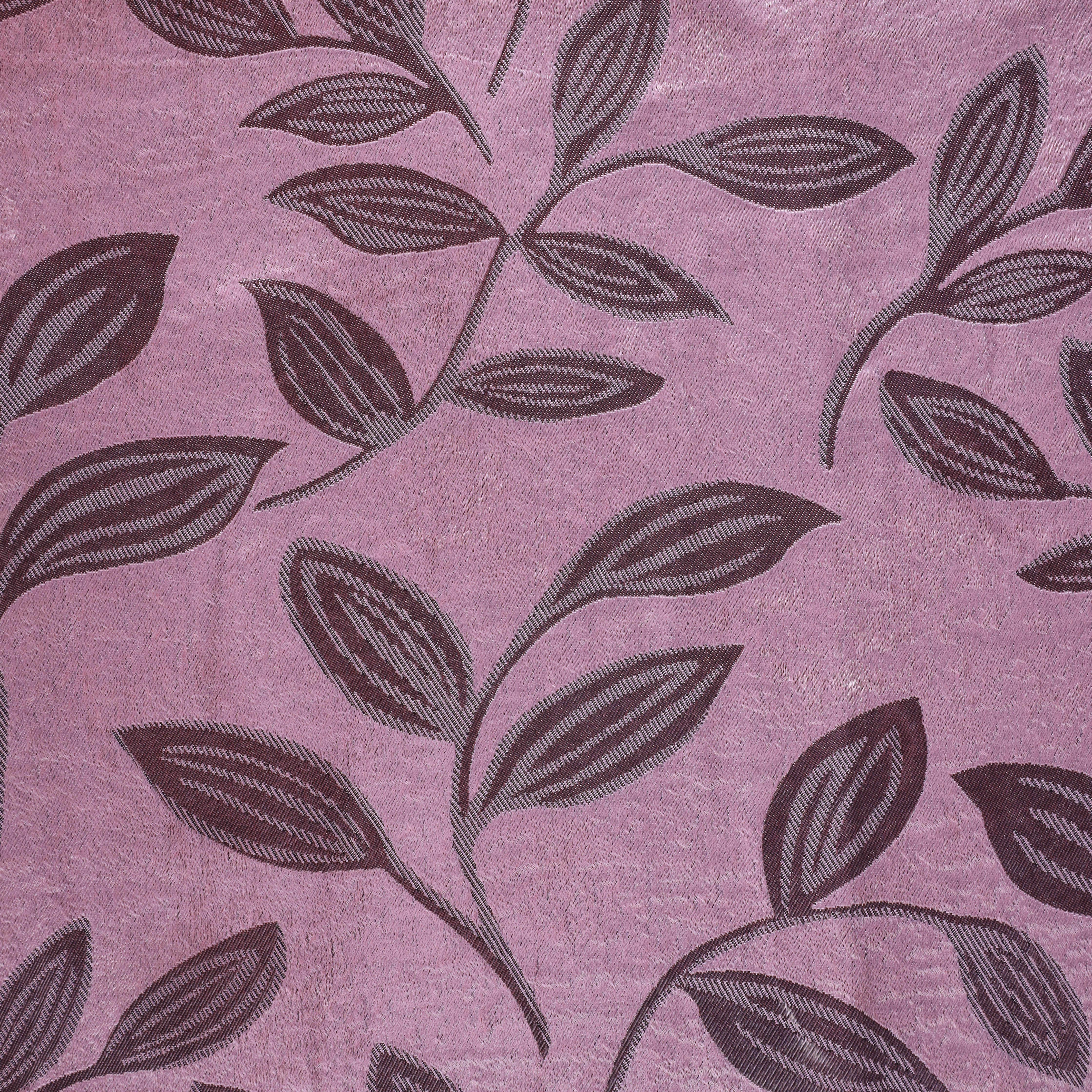 Leaves Machine Washable Room Darkening Blackout Curtains, Set of 2