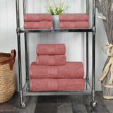 Cotton Plush Terry Towel Set 8-Piece - Atlas