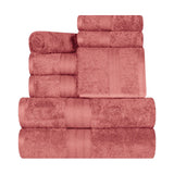 Cotton Plush Terry Towel Set 8-Piece - Atlas
