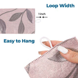 Leaves Room Darkening Washable Blackout Curtain Panels, Set of 2