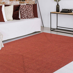 Bohemian Indoor Outdoor Rugs Solid Rectangle Braided Area Rug