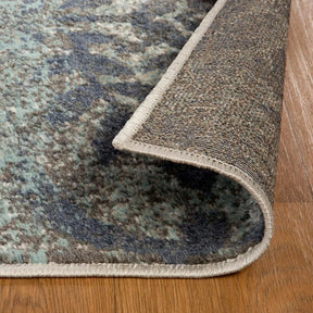 Bristol Distressed Abstract Damask Indoor Area Rug or Runner Rug