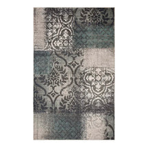 Bristol Distressed Abstract Damask Indoor Area Rug or Runner Rug