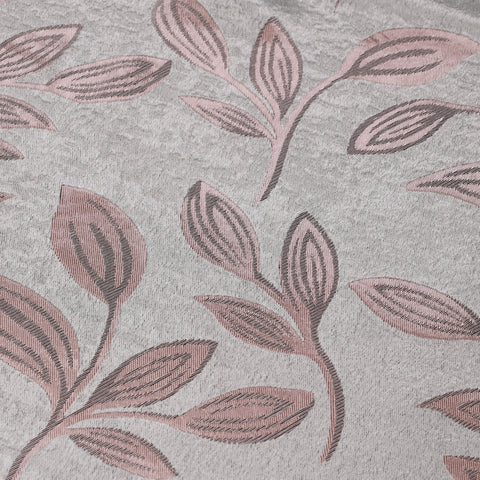 Leaves Machine Washable Room Darkening Blackout Curtains, Set of 2