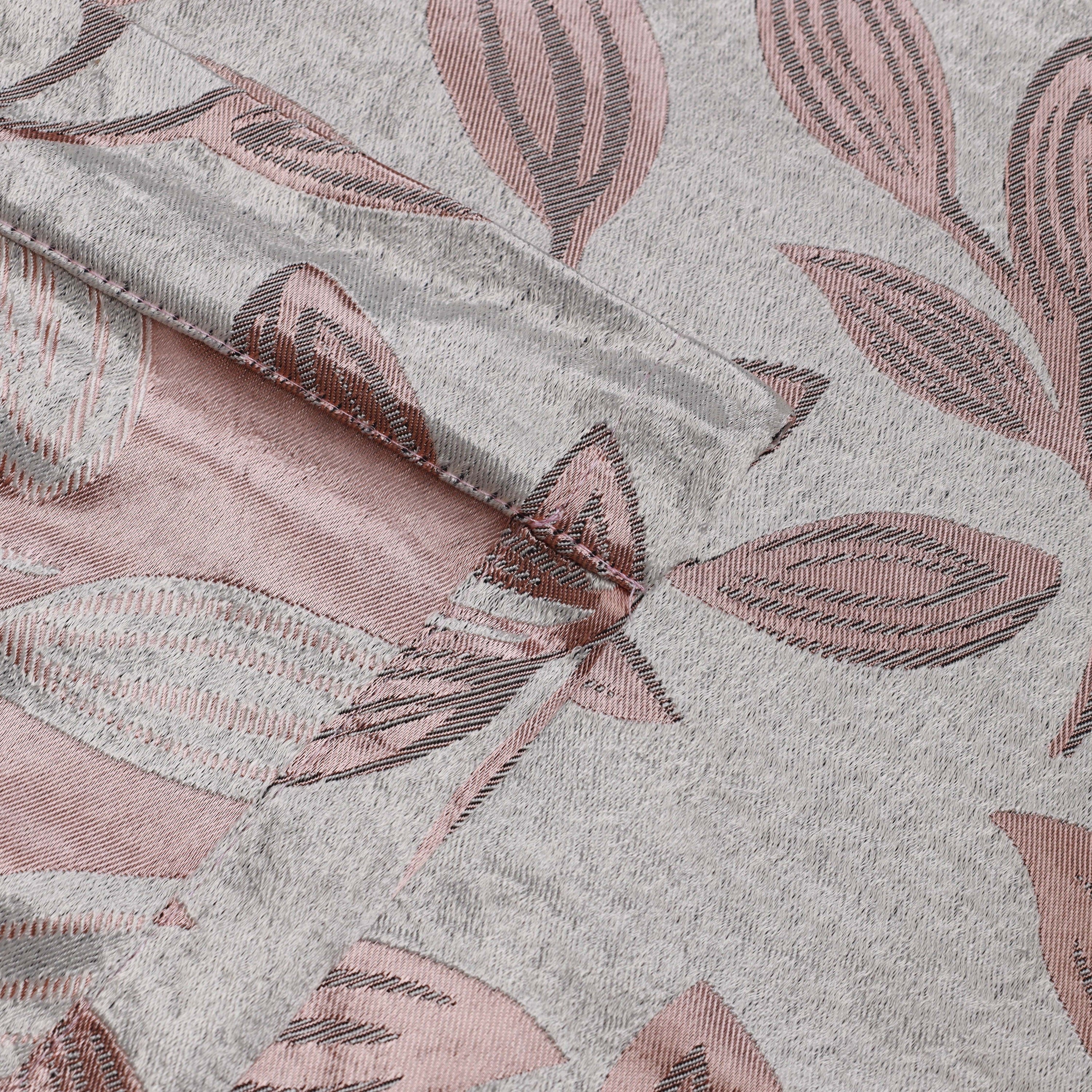 Leaves Room Darkening Blackout Curtain Panel Sets 4 Pieces