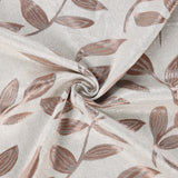 Leaves Room Darkening Washable Blackout Curtain Panels, Set of 2