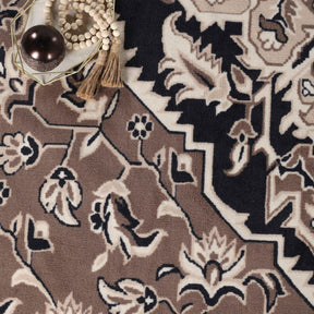 Glendale Traditional Floral Medallion Indoor Area Rug or Runner Rug
