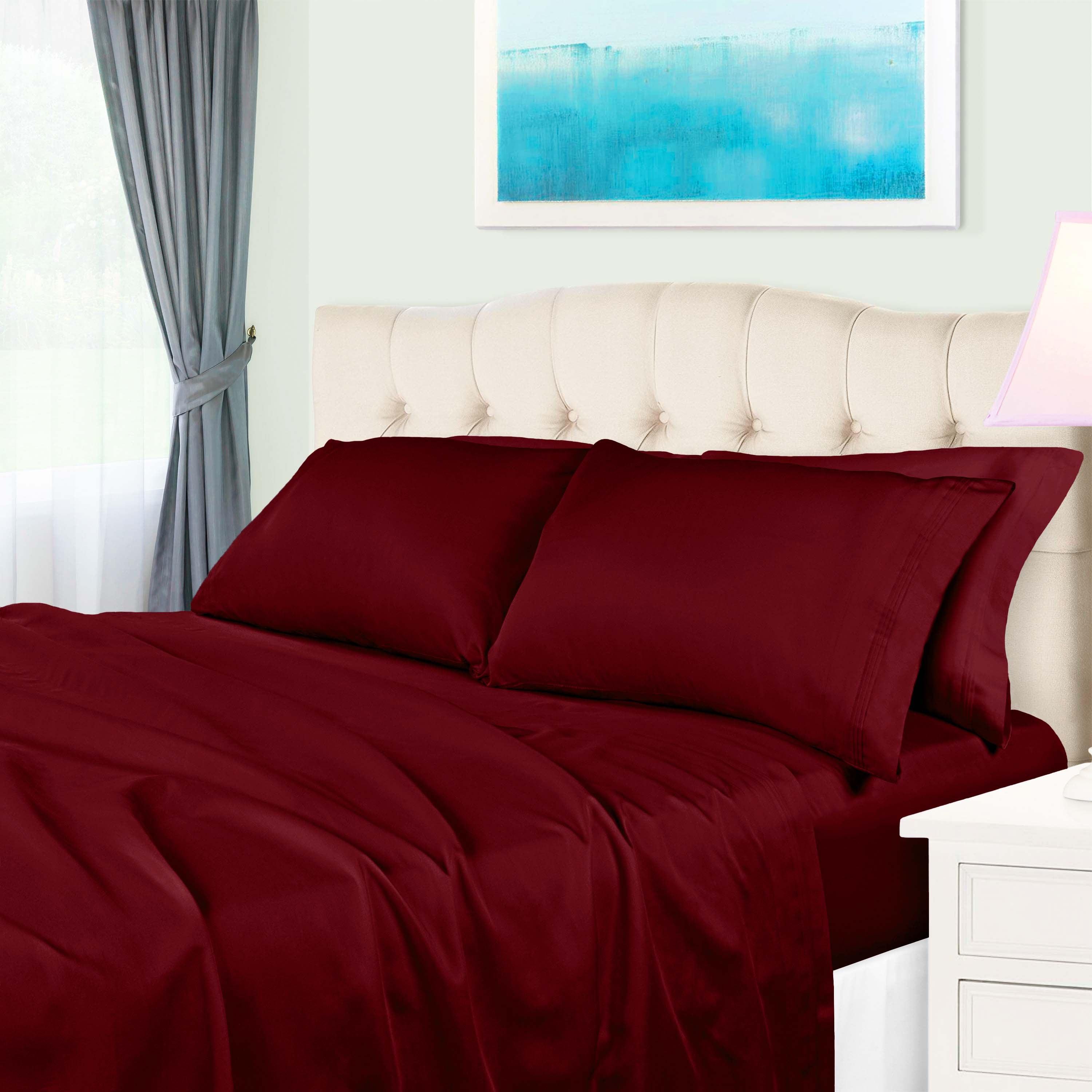 Egyptian Cotton Sateen Sheet Set 650 Thread Count