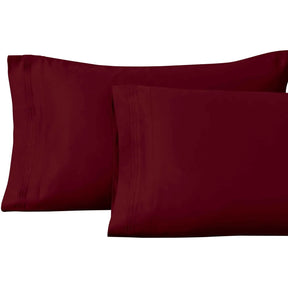 1000 Thread Count Egyptian Cotton Solid Pillowcase Set