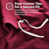 1200 Thread Count Egyptian Cotton Solid Duvet Cover