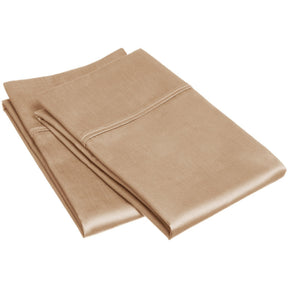 Egyptian Cotton 300 Thread Count Solid Luxury Pillowcases, Set of 2