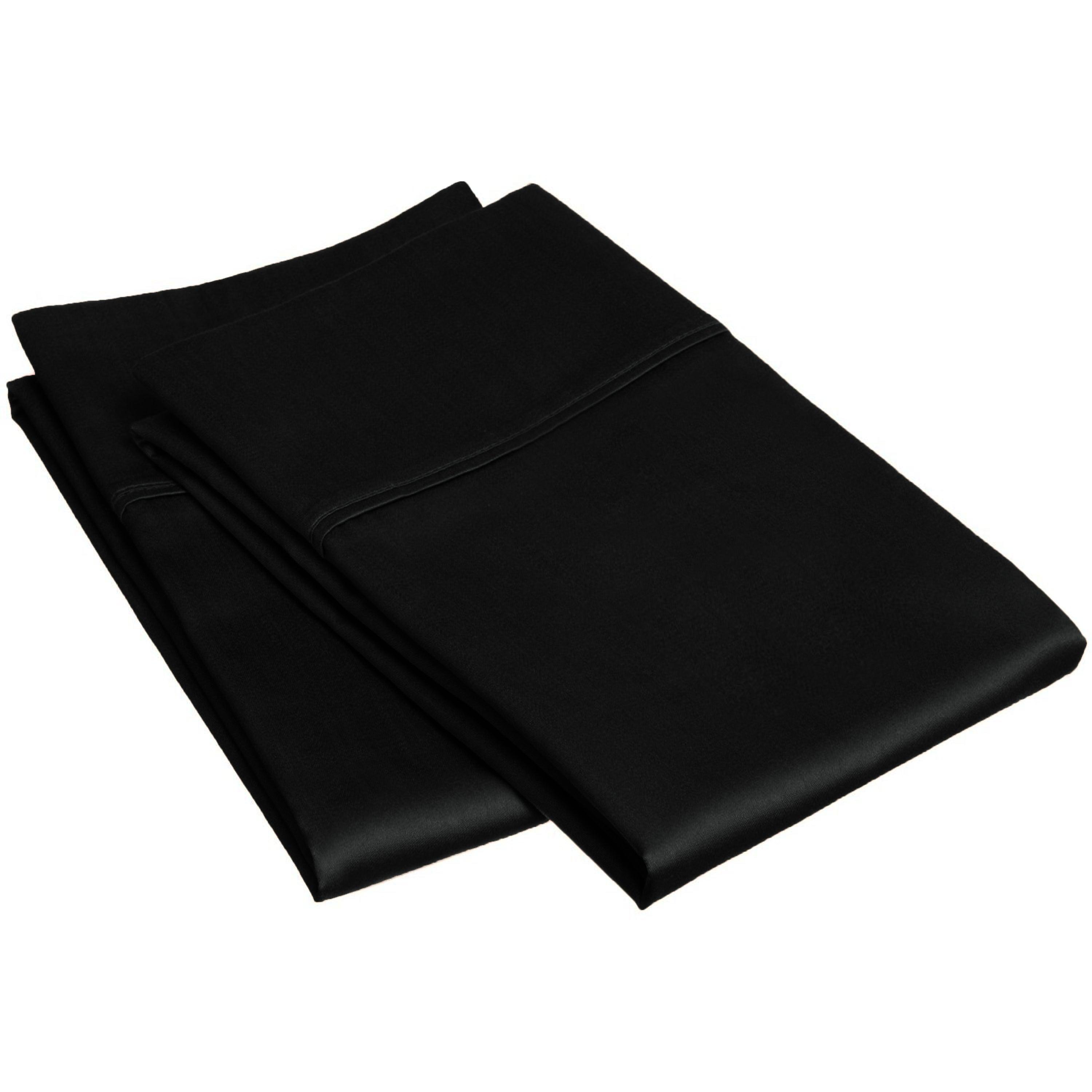 Egyptian Cotton 300 Thread Count Solid Luxury Pillowcases, Set of 2