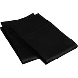 Egyptian Cotton 300 Thread Count Solid Luxury Pillowcases, Set of 2