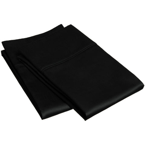 Egyptian Cotton 300 Thread Count Solid Bed Pillowcase Set