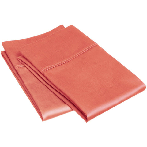 Egyptian Cotton 300 Thread Count Solid Bed Pillowcase Set