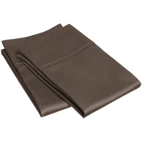 Egyptian Cotton 300 Thread Count Solid Luxury Pillowcases, Set of 2