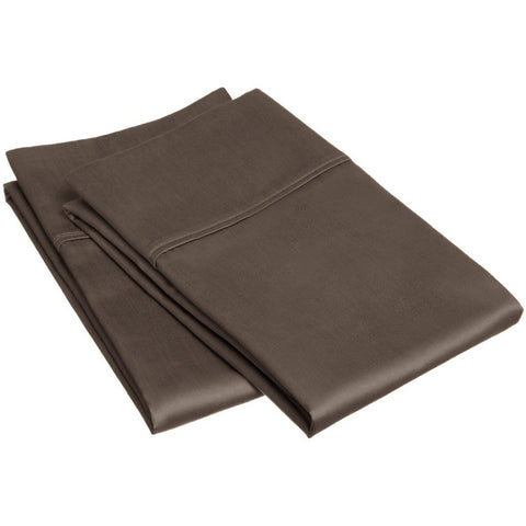 Egyptian Cotton 300 Thread Count Solid Bed Pillowcase Set