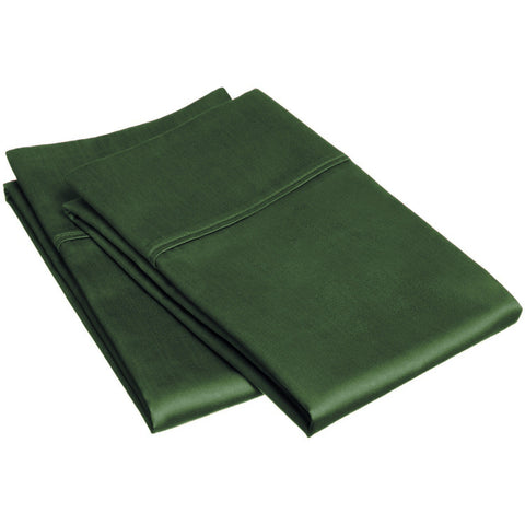 Egyptian Cotton 300 Thread Count Solid Bed Pillowcase Set