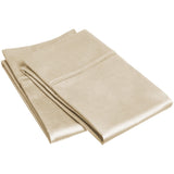 Egyptian Cotton 300 Thread Count Solid Luxury Pillowcases, Set of 2