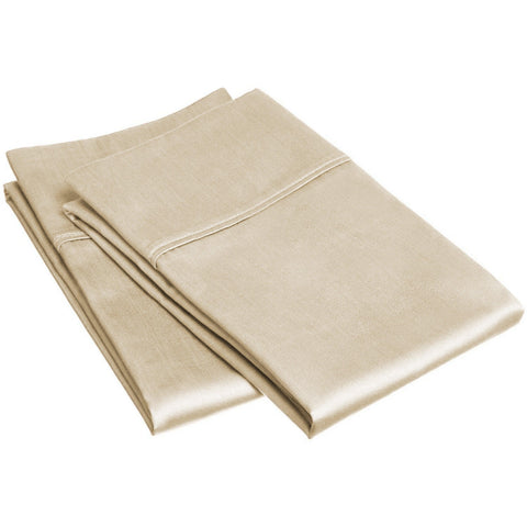 Egyptian Cotton 300 Thread Count Solid Bed Pillowcase Set