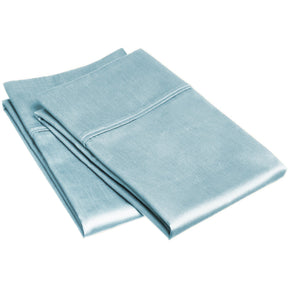 Egyptian Cotton 300 Thread Count Solid Luxury Pillowcases, Set of 2