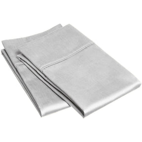 Egyptian Cotton 300 Thread Count Solid Luxury Pillowcases, Set of 2