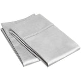 Egyptian Cotton 300 Thread Count Solid Luxury Pillowcases, Set of 2