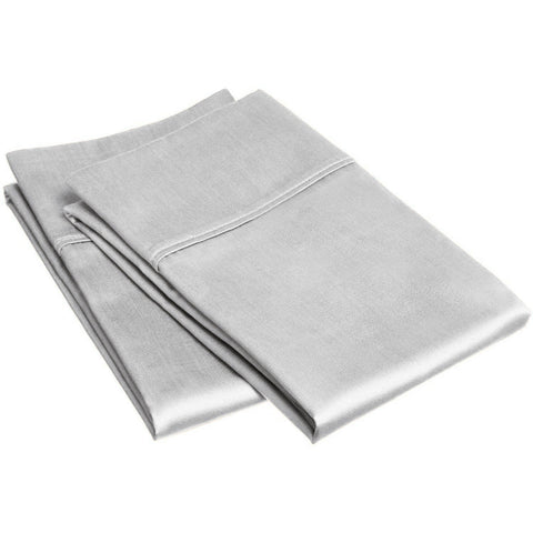 Egyptian Cotton 300 Thread Count Solid Bed Pillowcase Set