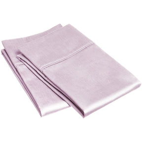 Egyptian Cotton 300 Thread Count Solid Luxury Pillowcases, Set of 2