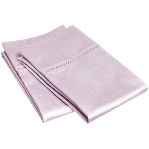 Egyptian Cotton 300 Thread Count Solid Bed Pillowcase Set