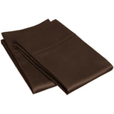Egyptian Cotton 300 Thread Count Solid Luxury Pillowcases, Set of 2