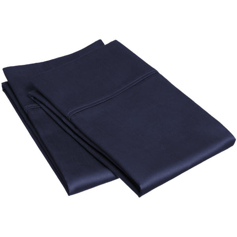 Egyptian Cotton 300 Thread Count Solid Bed Pillowcase Set