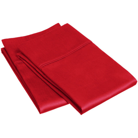 Egyptian Cotton 300 Thread Count Solid Bed Pillowcase Set