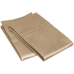 Egyptian Cotton 300 Thread Count Solid Luxury Pillowcases, Set of 2