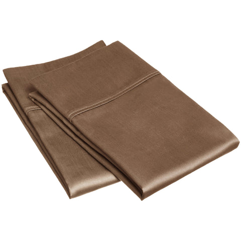 Egyptian Cotton 300 Thread Count Solid Bed Pillowcase Set