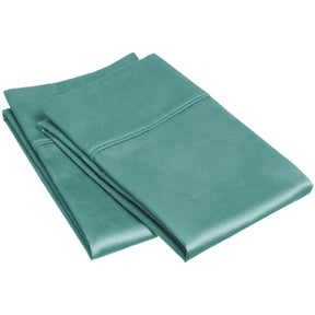 Egyptian Cotton 300 Thread Count Solid Luxury Pillowcases, Set of 2