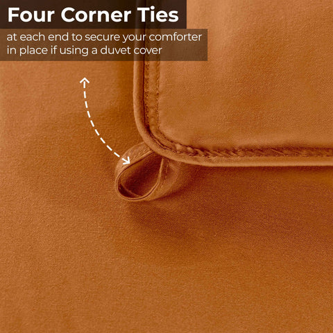 Brushed Microfiber Down Alternative Comforter Medium Weight Solid