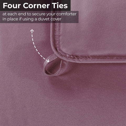 Brushed Microfiber Down Alternative Comforter Medium Weight Solid